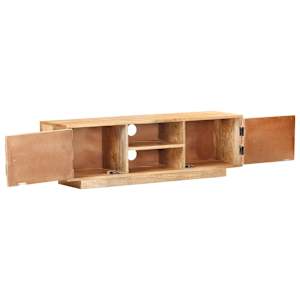TV stolek 116 x 30 x 35 cm masivní mangovníkové dřevo - obrázek 2