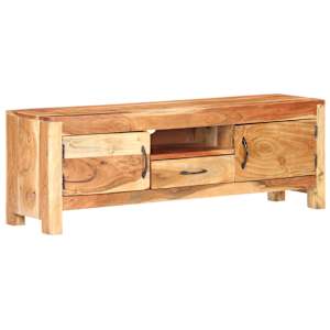 TV stolek 116 x 30 x 40 cm masivní akáciové dřevo