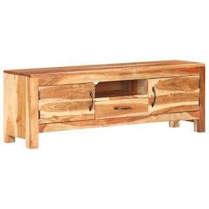 TV stolek 116 x 30 x 40 cm masivní akáciové dřevo - obrázek 10