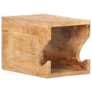 Nástěnný držák na kolo 35x25x25 cm masivní hrubý mangovník - obrázek 1