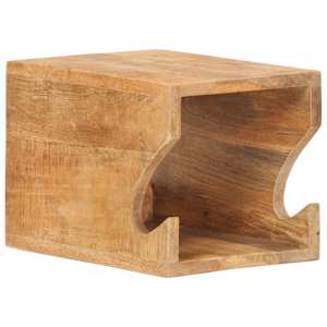 Nástěnný držák na kolo 35x25x25 cm masivní hrubý mangovník - obrázek 11