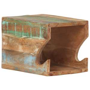 Nástěnný držák na kolo 35x25x25 cm masivní recyklované dřevo - obrázek 9