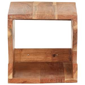 Nástěnný držák na kolo 35 x 25 x 25 cm masivní akáciové dřevo - obrázek 2