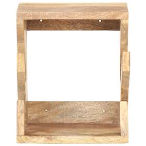 Nástěnný držák na skateboard 25 x 20 x 30 cm masivní mangovník - obrázek 2