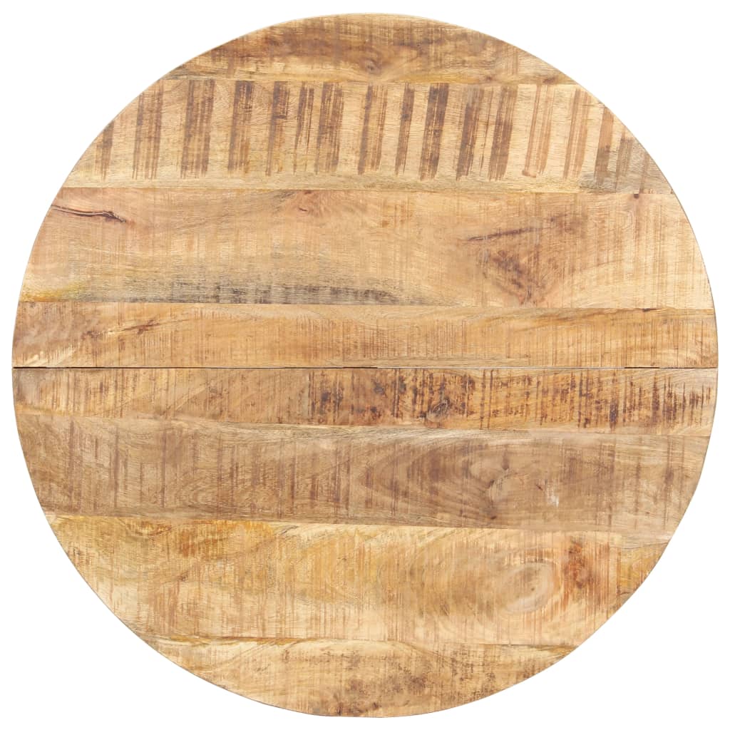 vidaXL Masă de bucătărie, 80 cm, lemn de mango nefinisat