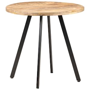 Jídelní stůl 80 cm hrubé mangovníkové dřevo - obrázek 8