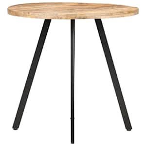 Jídelní stůl 80 cm hrubé mangovníkové dřevo - obrázek 9