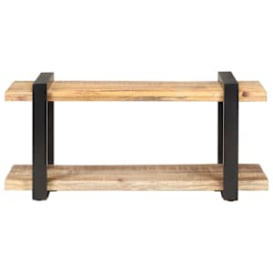 TV stolek 90 x 40 x 40 cm hrubé mangovníkové dřevo - obrázek 2