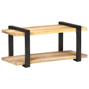 TV stolek 90 x 40 x 40 cm hrubé mangovníkové dřevo - obrázek 11