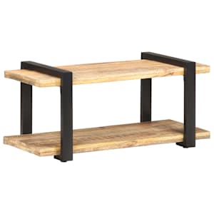 TV stolek 90 x 40 x 40 cm hrubé mangovníkové dřevo - obrázek 8