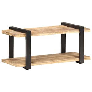 TV stolek 90 x 40 x 40 cm hrubé mangovníkové dřevo - obrázek 9