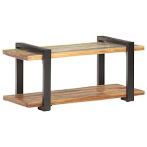 TV stolek 90 x 40 x 40 cm masivní recyklované dřevo - obrázek 8