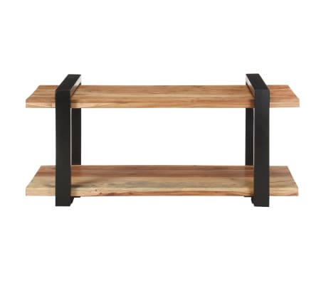 vidaXL Meuble TV 90x40x40 cm Bois d'acacia solide
