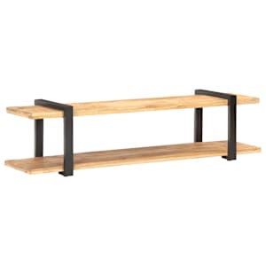 TV stolek 160 x 40 x 40 cm masivní hrubé mangovníkové dřevo - obrázek 7