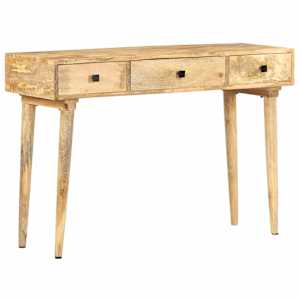 Konzolna mizica 115x35x76 cm trden mangov les