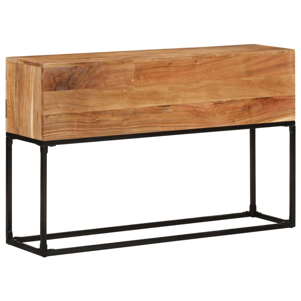 Konzolový stolek 120 x 30 x 75 cm masivní akáciové dřevo