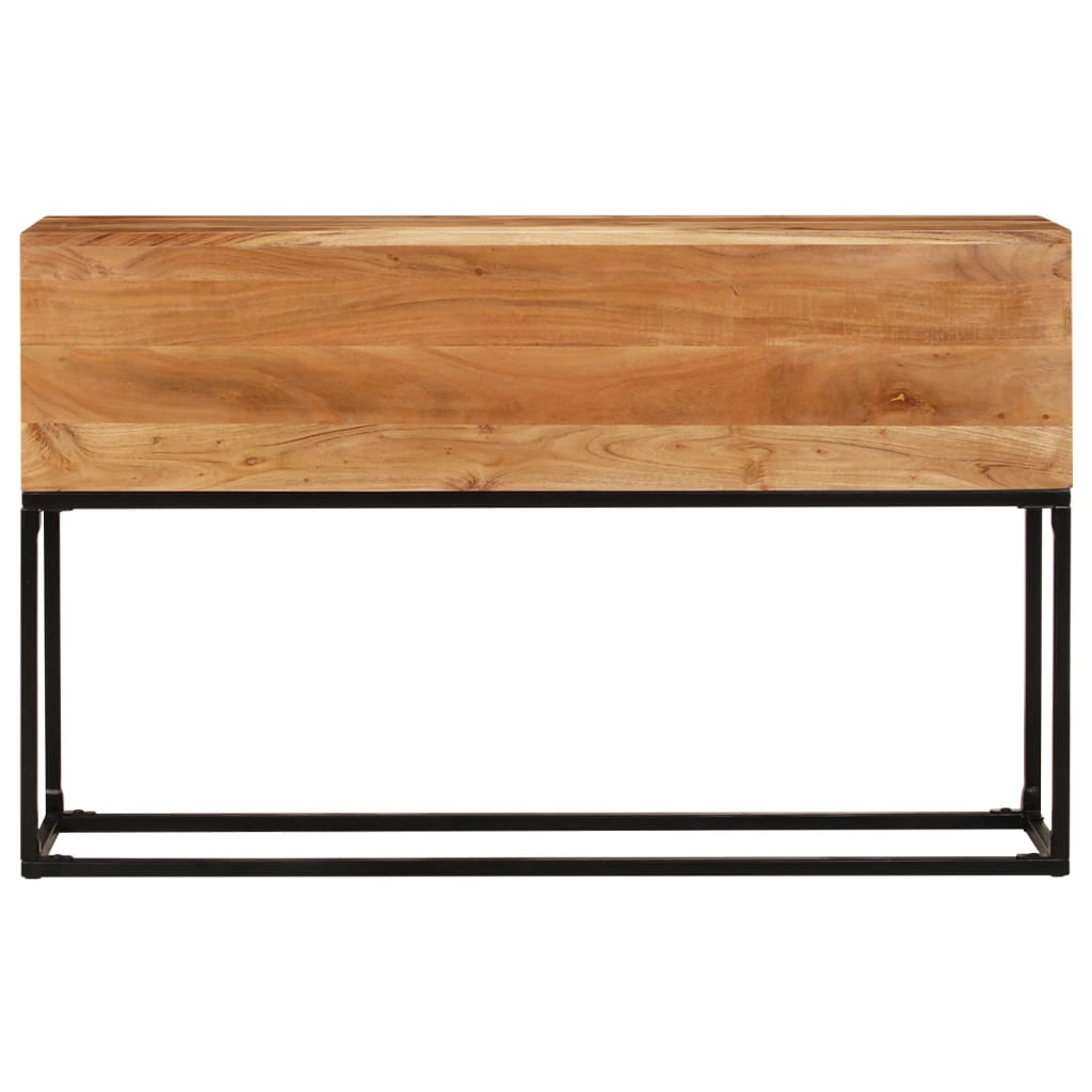 vidaXL Wandtafel 120x30x75 cm massief acaciahout afbeelding