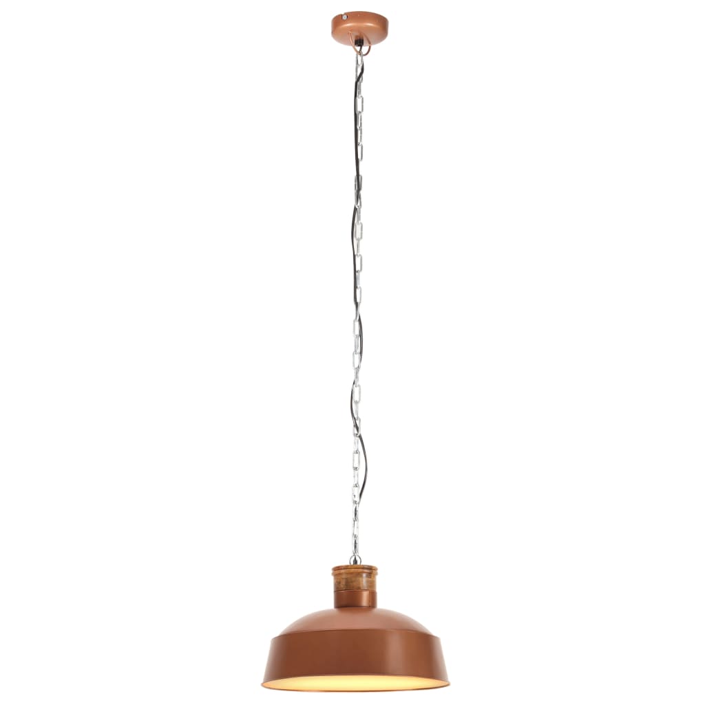 vidaXL Lampe suspendue industrielle 58 cm Cuivre E27