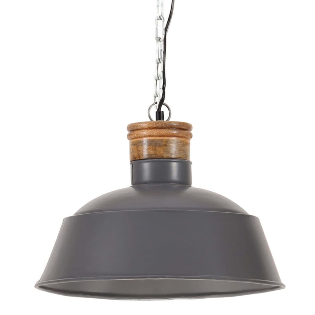 VIDAXL Hanglamp industrieel E27 42 cm grijs online kopen
