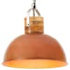 vidaXL t&ouml;&ouml;stuslik laelamp, vask, &uuml;mmargune, 42 cm E27, mangopuit