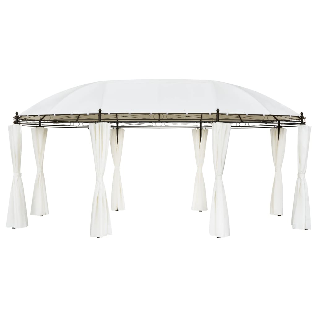 

vidaXL Gazebo Cream White 208.7"x137.8"x104.3"