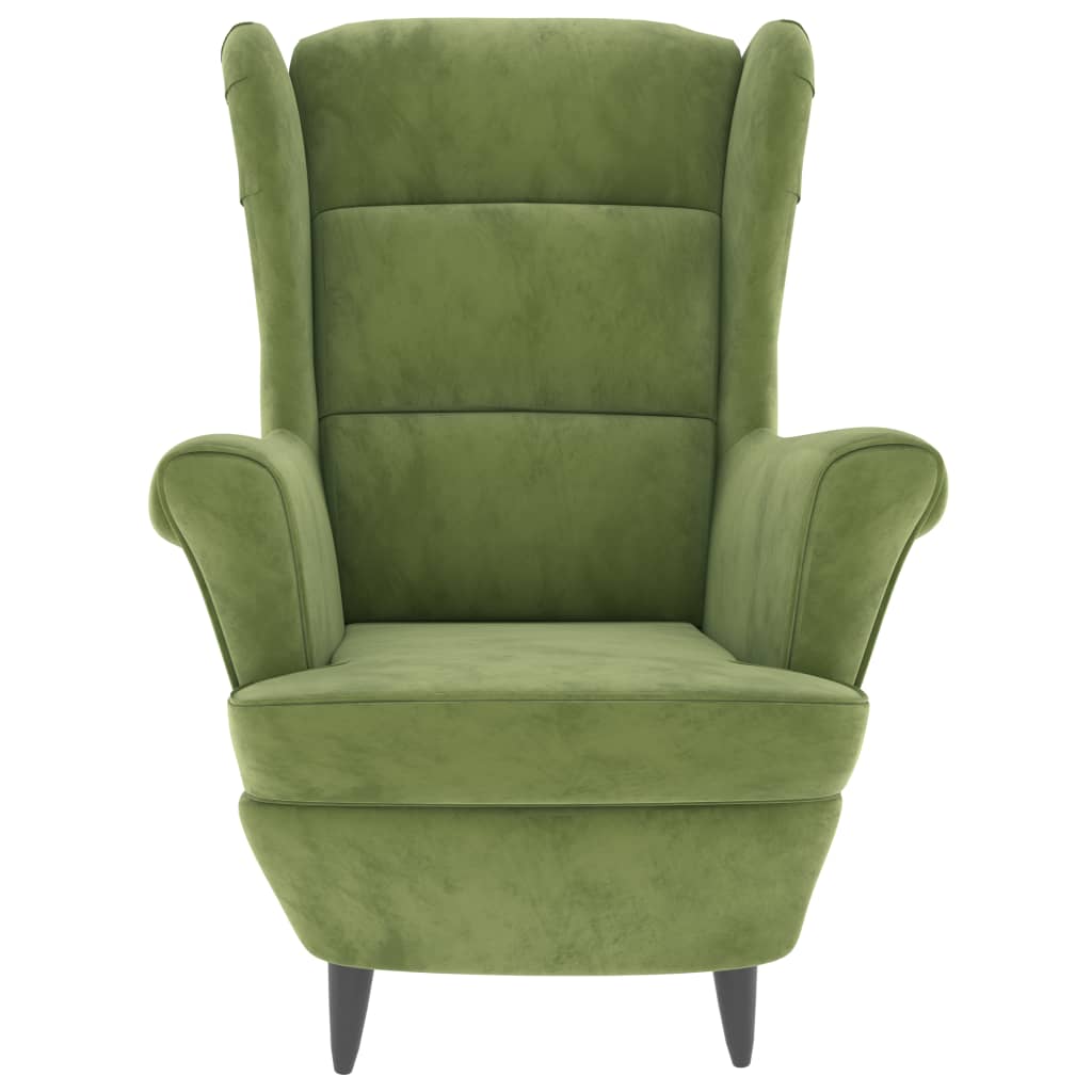 

vidaXL Fauteuil fluweel lichtgroen