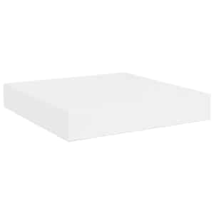 Plovoucí nástěnná police bílá vysoký lesk 23x23,5x3,8 cm MDF - obrázek 2