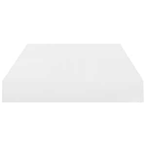 Plovoucí nástěnná police bílá vysoký lesk 40 x 23 x 3,8 cm MDF - obrázek 7