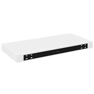 Plovoucí nástěnná police bílá vysoký lesk 50 x 23 x 3,8 cm MDF - obrázek 8