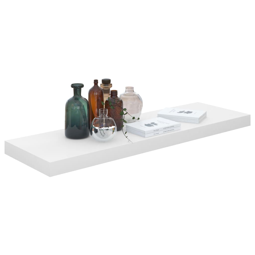 

vidaXL Wandschappen zwevend 4 st 80x23,5x3,8 cm MDF hoogglans wit