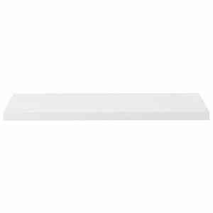 Plovoucí nástěnná police bílá vysoký lesk 90x23,5x3,8 cm MDF - obrázek 6