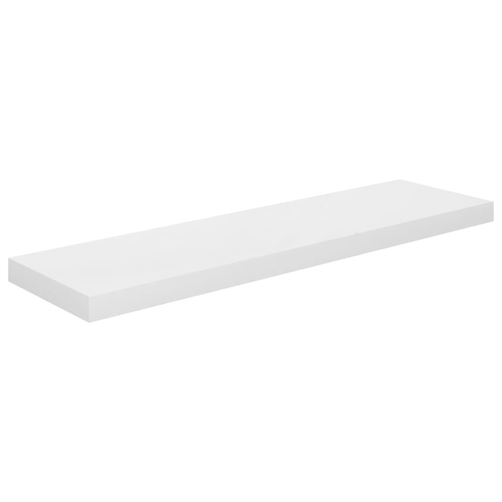 

vidaXL Wandschappen zwevend 2 st 90x23,5x3,8 cm MDF hoogglans wit