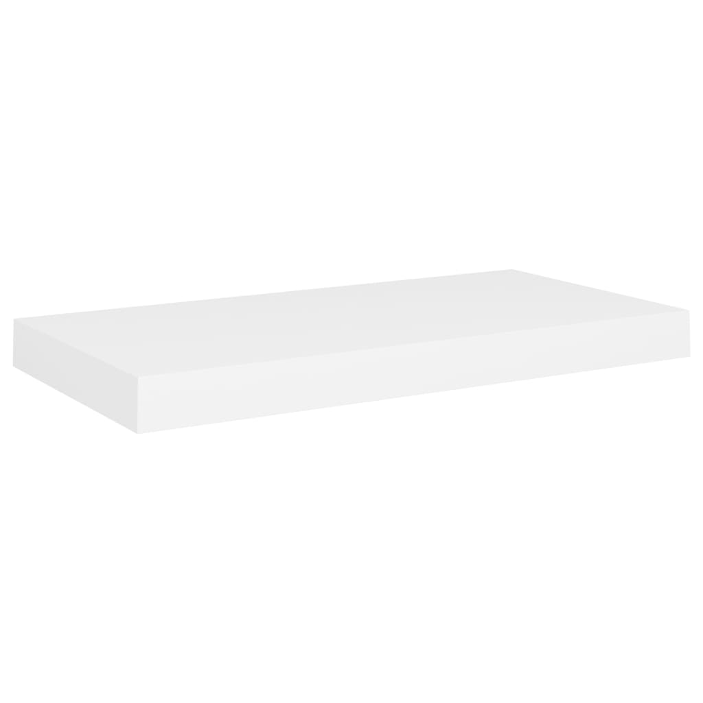 

vidaXL Floating Wall Shelf White 19.7"x9.1"x1.5" MDF