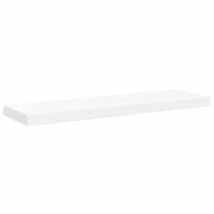 Plovoucí nástěnná police bílá 80 x 23,5 x 3,8 cm MDF - obrázek 2