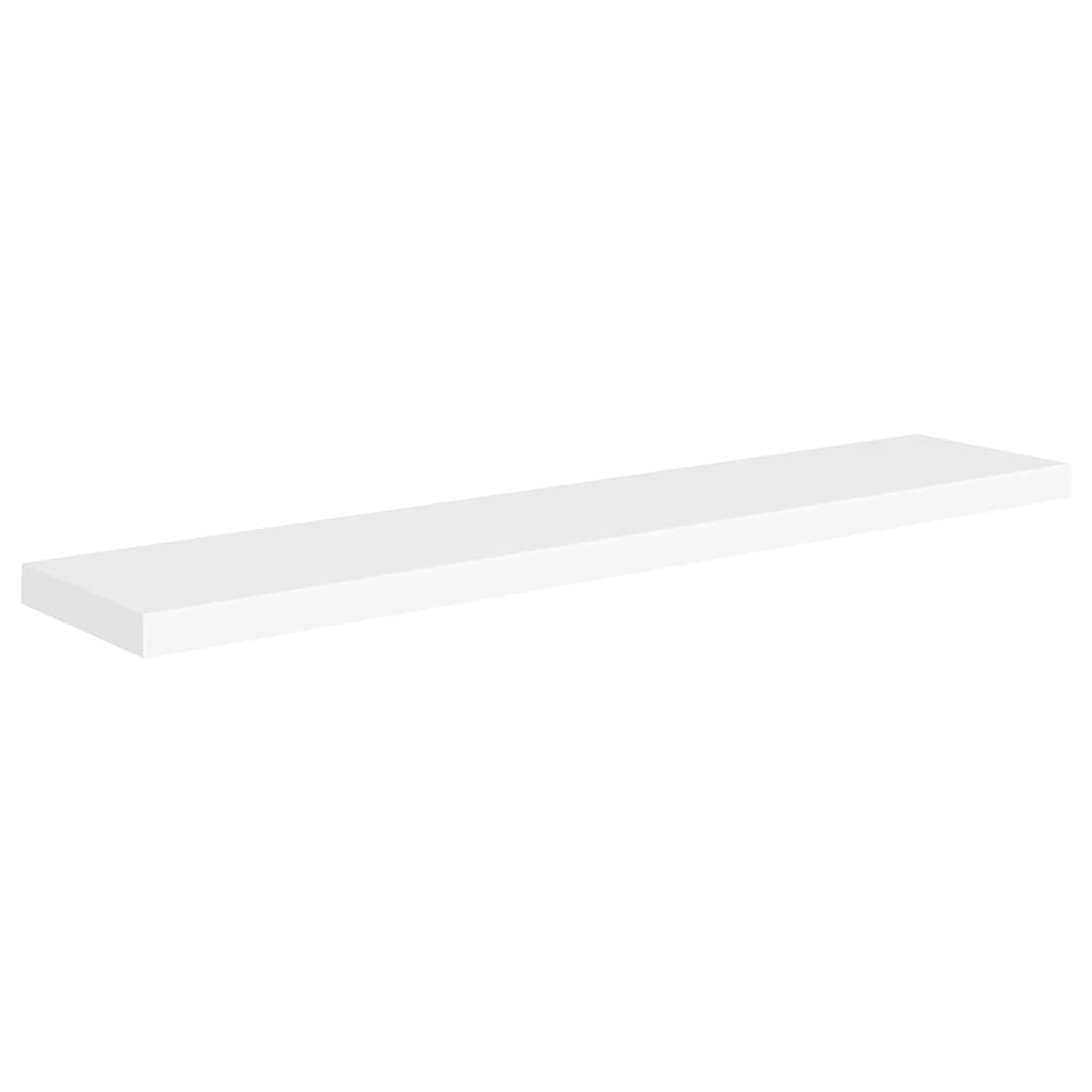 

vidaXL Wandschappen zwevend 4 st 120x23,5x3,8 cm MDF wit
