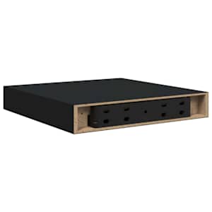 vidaXL seinariiul, must, 23 x 23,5 x 3,8 cm MDF