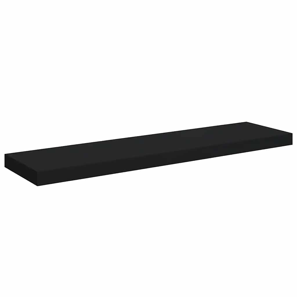 vidaXL Wall Shelf Black Honeycomb MDF, metal Medium Wall Shelf