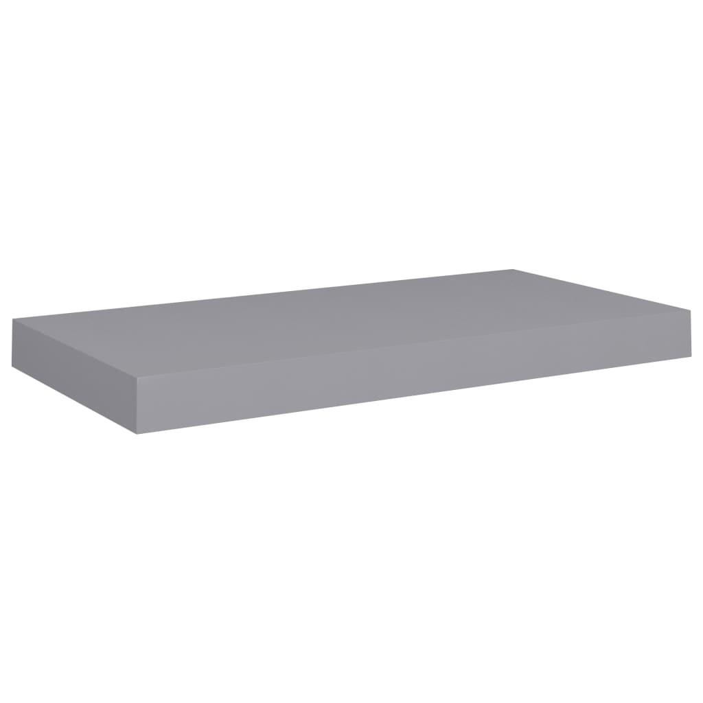 

vidaXL Wandschappen zwevend 2 st 50x23x3,8 cm MDF grijs