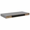 vidaXL seinariiulid, 2 tk, hall, 50 x 23,5 x 3,8 cm MDF