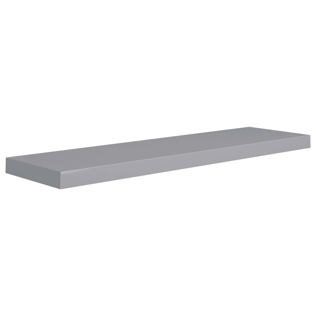 Thumbnail - vidaXL Schwebende Wandregale 4 Stk. Grau 90x23,5x3,8cm MDF