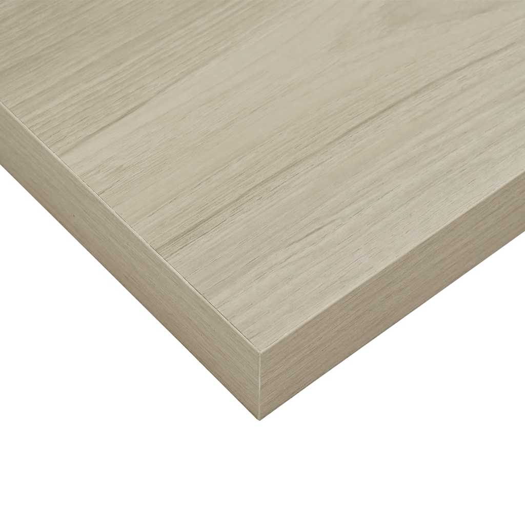 Stenske police 4 kosi barva hrasta 23x23,5x3,8 cm MDF - slika 12