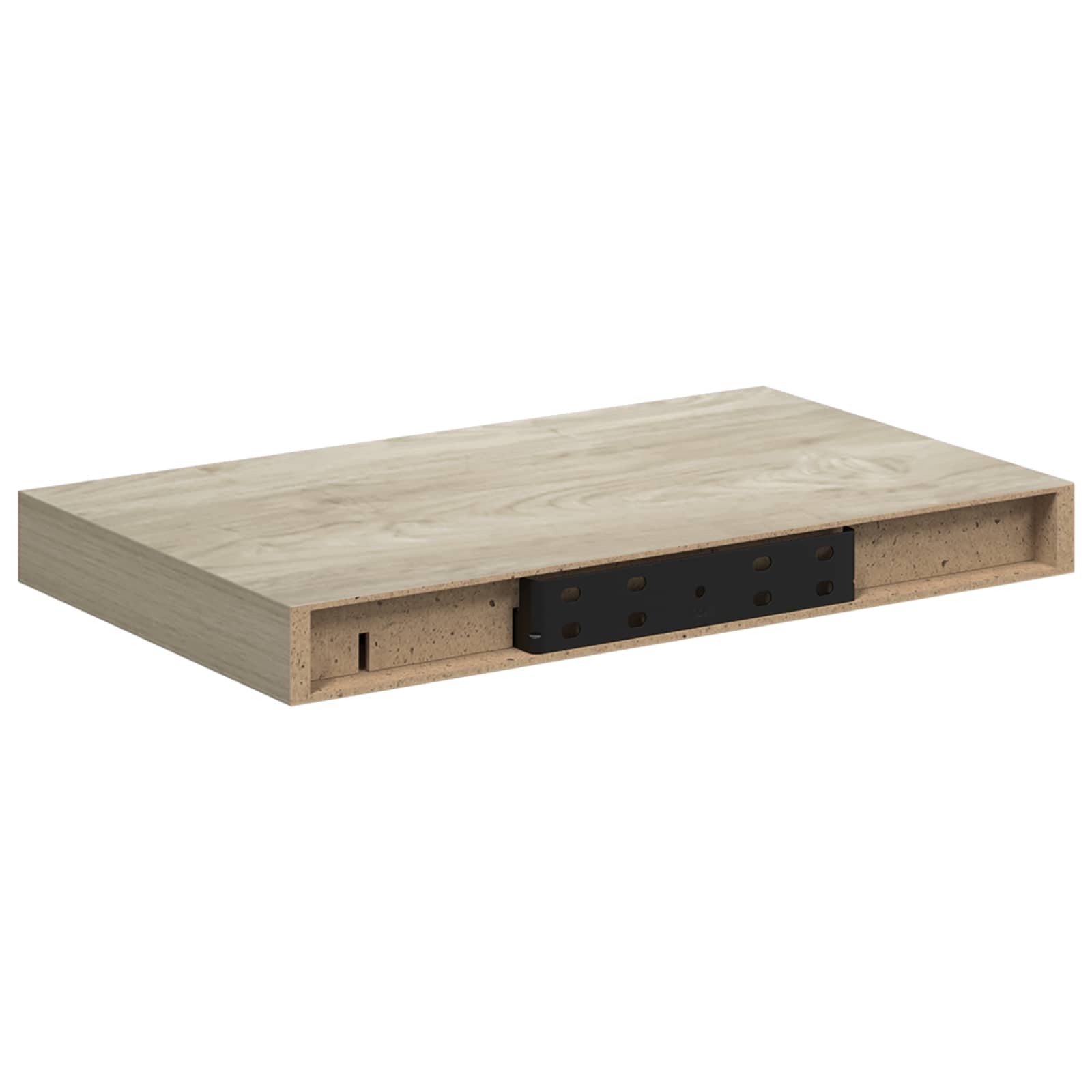 vidaXL Plovoucí nástěnná police dub 40 x 23,5 x 3,8 cm MDF