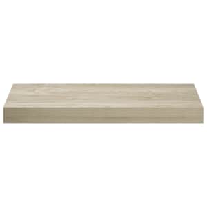 Plovoucí nástěnná police dub 50 x 23 x 3,8 cm MDF - obrázek 6