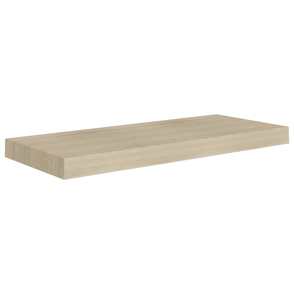 

vidaXL Wandschappen zwevend 2 st 60x23,5x3,8 cm MDF eikenkleurig