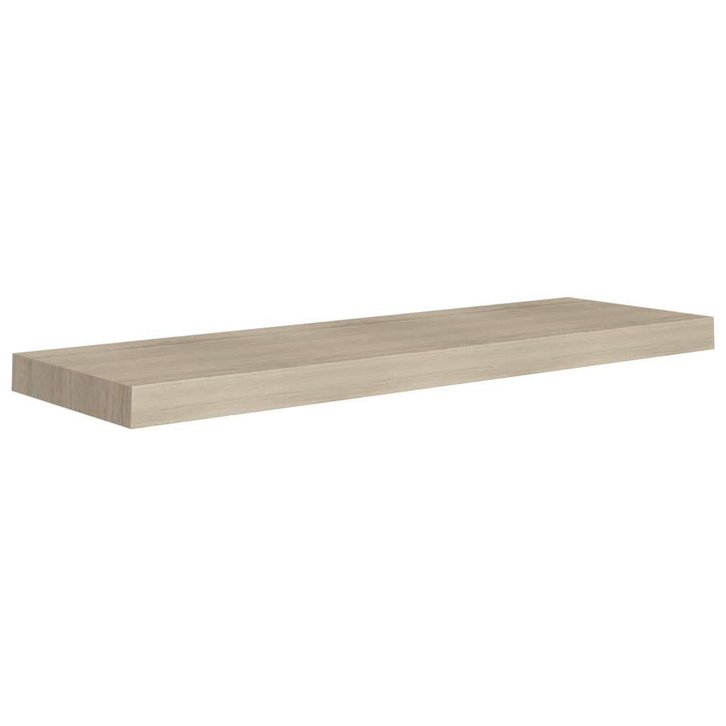 

vidaXL Wandschappen zwevend 2 st 80x23,5x3,8 cm MDF eikenkleurig