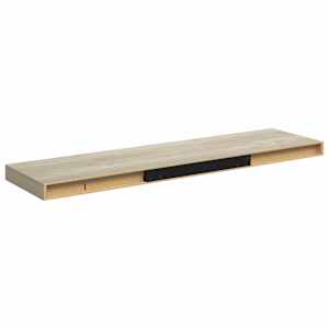 Plovoucí nástěnná police dub 90 x 23,5 x 3,8 cm MDF - obrázek 8