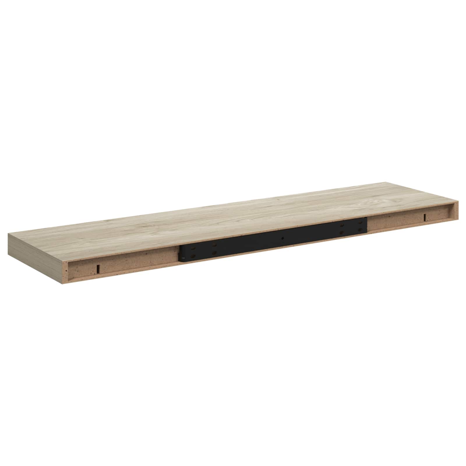 vidaXL Plovoucí nástěnná police dub 90 x 23,5 x 3,8 cm MDF