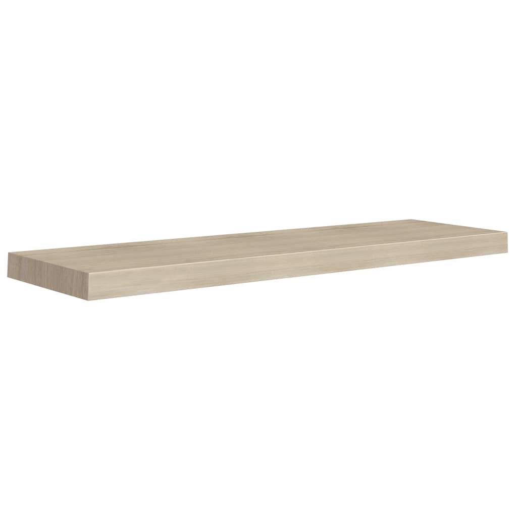 2 db kék MDF lebegő fali polc 90 x 23,5 x 3,8 cm 