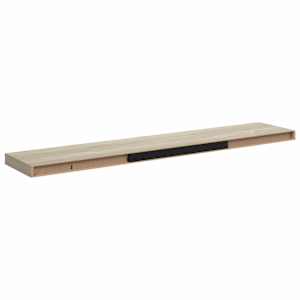 vidaXL seinariiulid, 4 tk, tammev&auml;rvi, 120x23,5x3,8 cm MDF