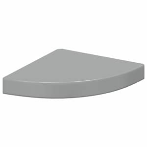 vidaXL nurgariiul, k&otilde;rgl&auml;ikega, hall, 25 x 25 x 3,8 cm MDF